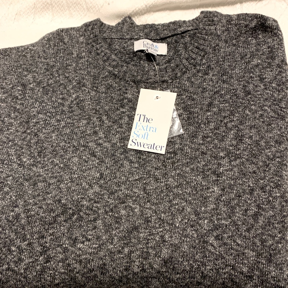 XXL NWT salt/pepper super soft sweater